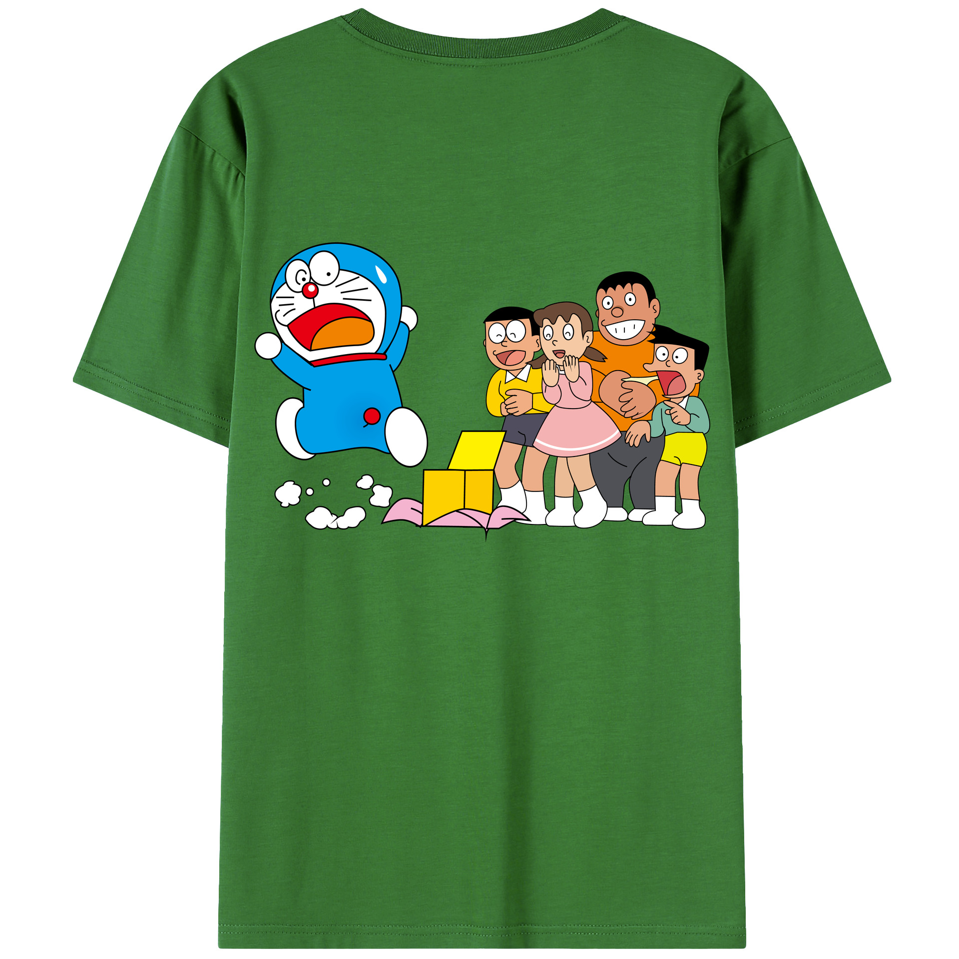 （画像用） ドラえもん 骨川 スネ夫 Doraemon Honekawa Suneo レディース半袖Tシャツ(バックプリント)
